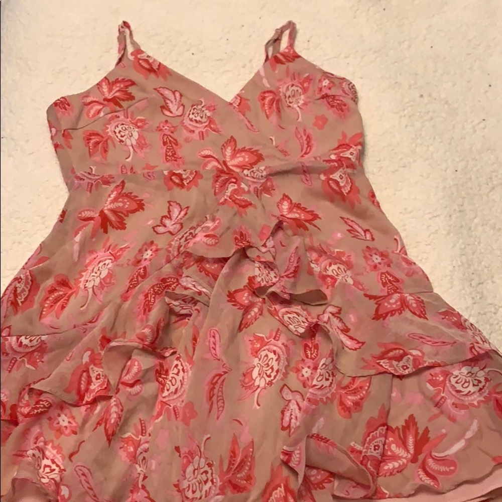 Saints and Secrets Ruffled floral dress